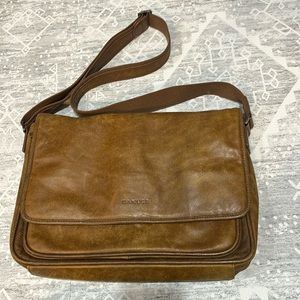 Banuce leather laptop/messenger bag